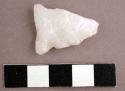 Quartz projectile point, side notched