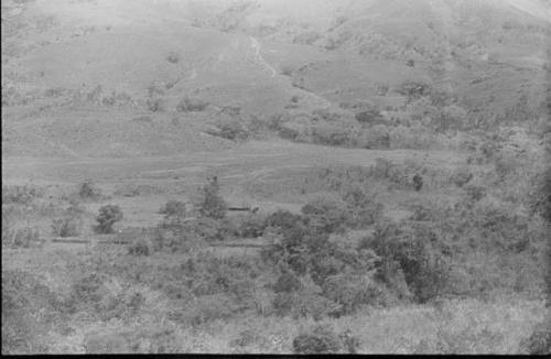 Looking northward across the valley of the Tabasara where that river comes around the eastern shoulder of Cerro Banco.