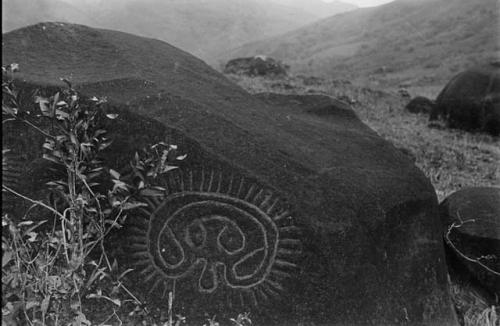 Pictograph on banks of Tabasara.