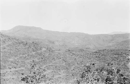 Stones on ridge said to mark an ancient grave.