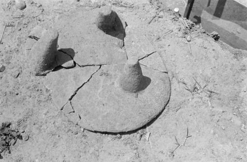Small metate, Grave G -- trench III-33