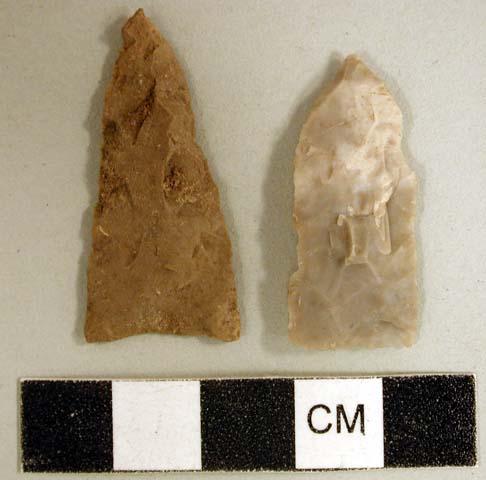 Chipped stone, projectile points