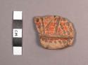 Sierra Red Potsherd (Black Paste, Punctate-Incised)