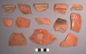 Sierra Red Potsherds: Variety Unspecified (Orange-paste Thin-walled)