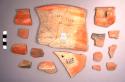 Sierra Red Bowl Sherds: Variety Unspecified