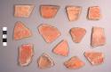 Sierra Red Potsherds: Buff Paste