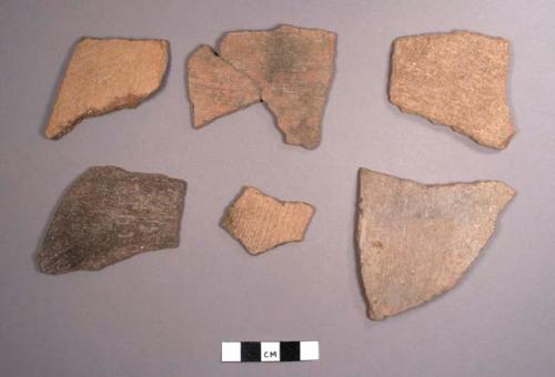 Sapote Striated Potsherds: Variety Unspecified (Z-5, a)