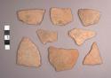 Sapote Striated Potsherds: Variety Unspecified (Thin-walled)