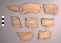 Paila Unslipped Potsherds: Variety Unspecified (Variety 3, Buff, Thick-walled)