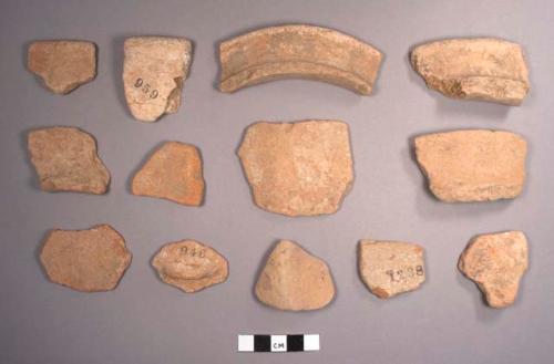 Paila Unslipped Potsherds: Variety Unspecified (Variety 1- Orange)