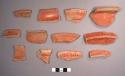 Sierra Red Potsherds: Variety Unspecified (Orange-paste Thin-walled)