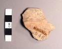 Paila Unslipped Plate Sherd: Variety 1- Orange