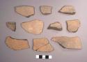 Paila Creek Unslipped Potsherds: Variety 3 (Incised, Striated)