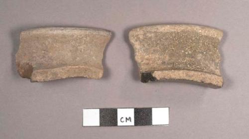 Paila Unslipped Jar Sherds: Variety 13