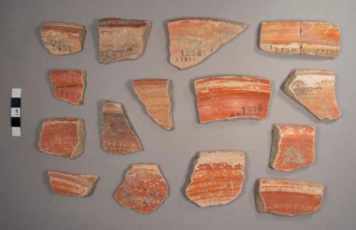 Sierra Red Bowl Sherds: Society Hall Variety