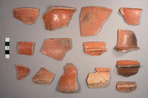 Bullet Tree Red-brown Bowl Sherds: Bullet Tree Variety