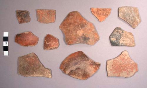 Vaquero Creek Red Potsherds: Variety Unspecified (Thin-walled)