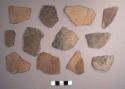 Stumped Creek Striated Potsherds