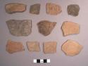 Stumped Creek Striated Potsherds