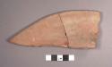 Old River Unslipped Plate Sherd