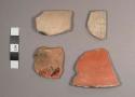 Mateo Red-on-cream Potsherds: Variety Unspecified