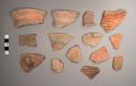 Starkey Incised-red Potsherds: Starkey Variety