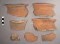 Sapote Striated Jar Sherds: Variety Unspecified, Z-4 Sand Tempered