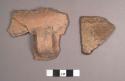 Sapote Striated Potsherds: Variety Unspecified, Z-4 Impressed-applique