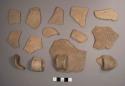 Sapote Striated Potsherds: Variety Unspecified (Thin-walled)