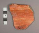 Sierra Red Bowl Sherd: Society Hall Variety