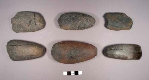 6 celtoid pebbles