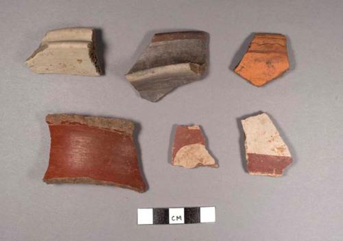 6 potsherds