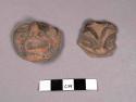 2 fragmentary pottery sherds