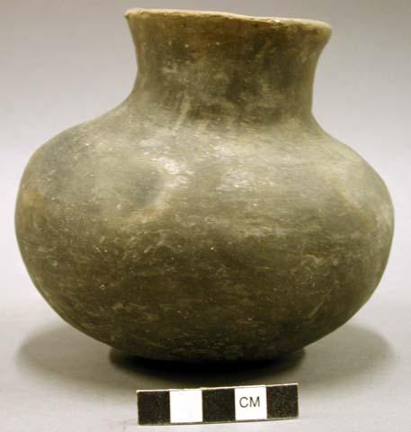 Ceramic vessel, complete, flared rim