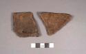 Sherds of braseros