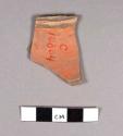 Sherds, painted & incised