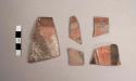 5 trichrome potsherds