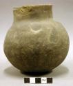 Ceramic vessel, short neck, plain