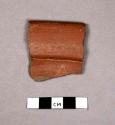 Incised rim sherd