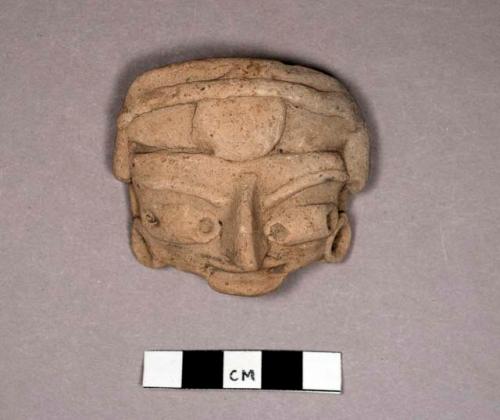 Head of terracotta figure