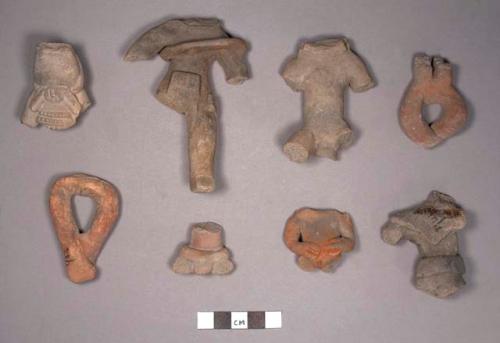 37 bodies of human pottery figurines