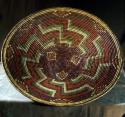 Coiled tray basket