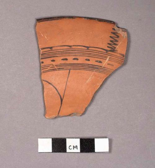 Fine Aztec ware potsherds