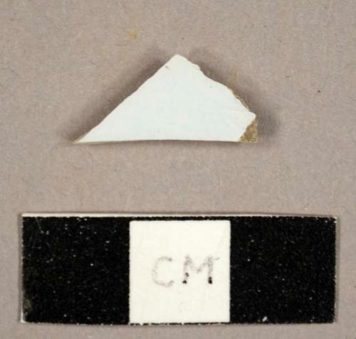 Porcelain sherd, possibly English