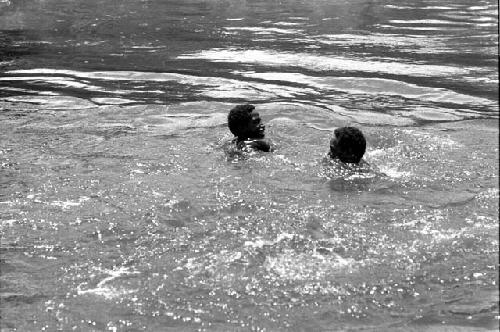 Boys swimming