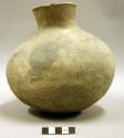 Ceramic vessel, complete, short flared neck