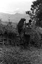 Women leave over fence