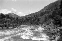 Swinging bridge across Baliem just below Gutima (Kurima) Police Post