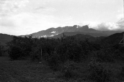 view of Rumphius Chain from Pugima Valley.