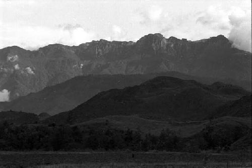 view of Rumphius Chain from Pugima Valley.